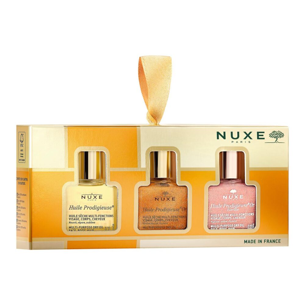 NUXE Huile Prodigieuse The 3 Prodigieux Multi-purpose Dry Oil  Mini Set, 3x10ml