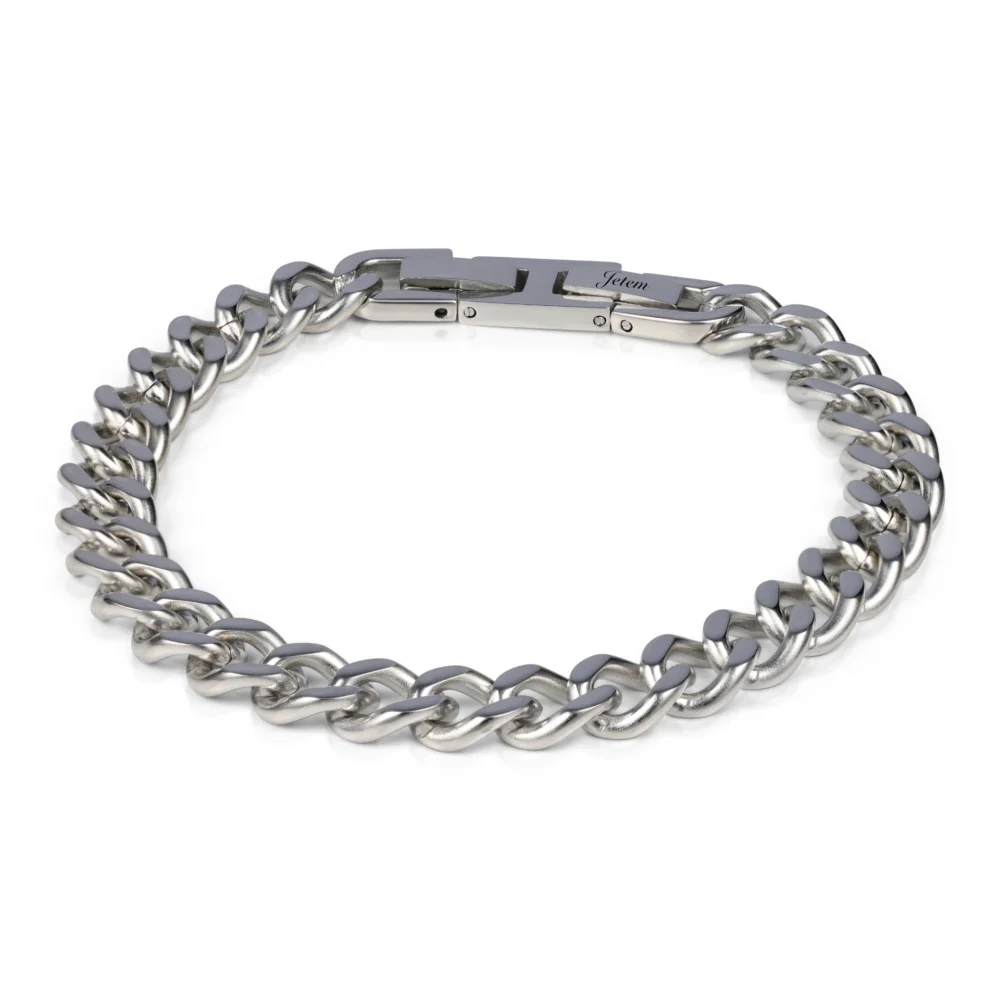 צמיד JETEM לגבר סטיל חוליות גורמט 8 מ”מ בעיצוב אלגנטי ויוקרתי