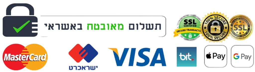 תשלום מאובטח מובחר לוחיות רישוי לקורקינט ואופניים חשמליים