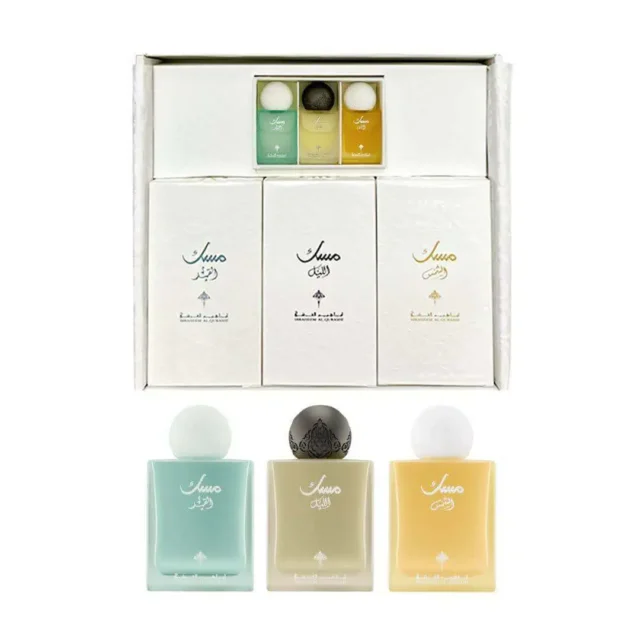 MUSK COLLECTION Ibraheem Al Qurashi סט בשמי מאסק מבית אבראהים אל קורשי 3*75מ״ל + 3*10מ״ל