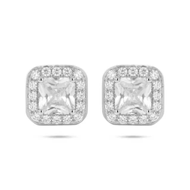 Square Halo – עגילים צמודים מרובעים
