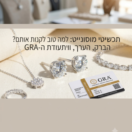 למה אבן מוסונייט (Moissanite) היא הבחירה החכמה והיוקרתית ביותר לתכשיטים שלך?