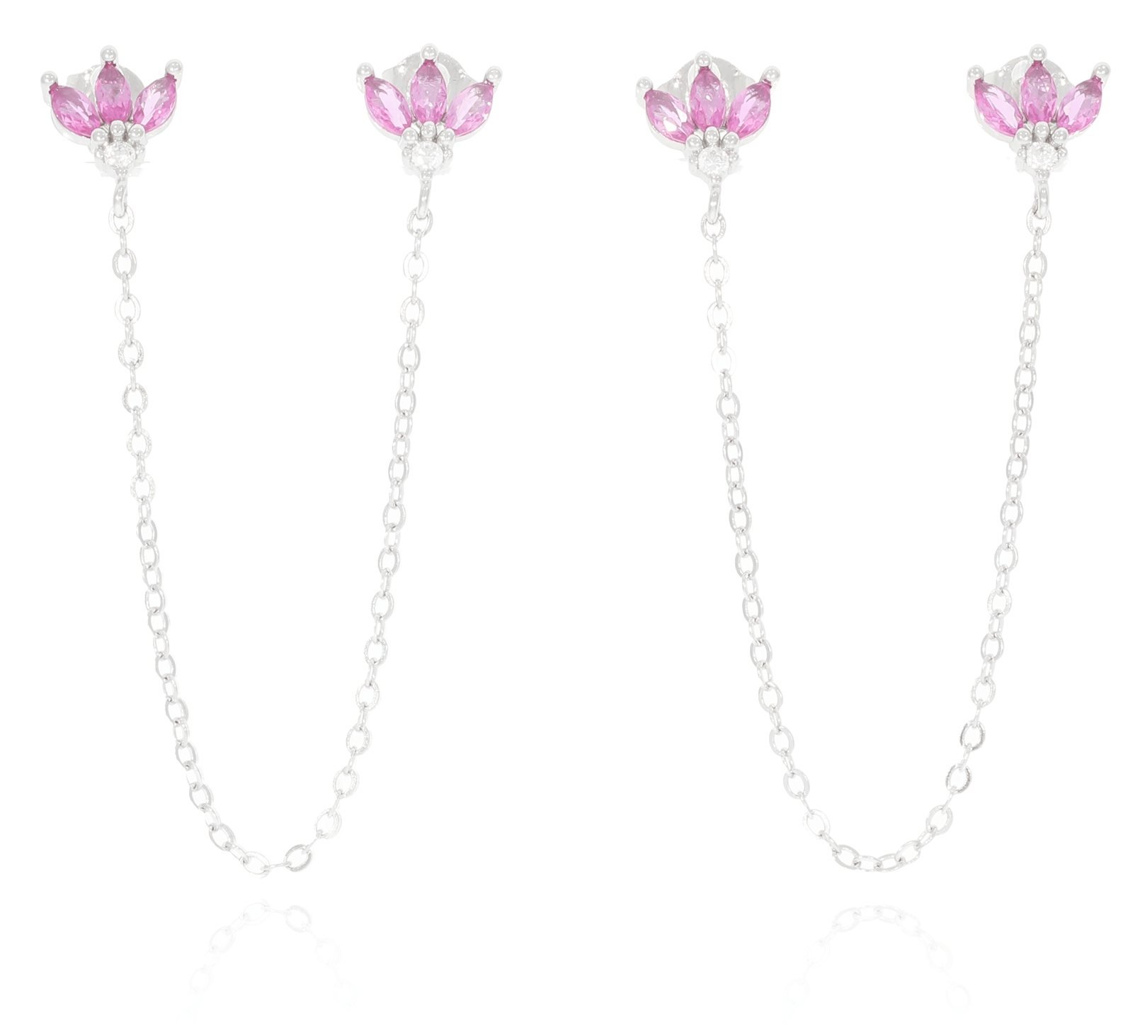 925 Sterling Silver Lotus Earrings 4 925 Sterling Silver Lotus Earrings