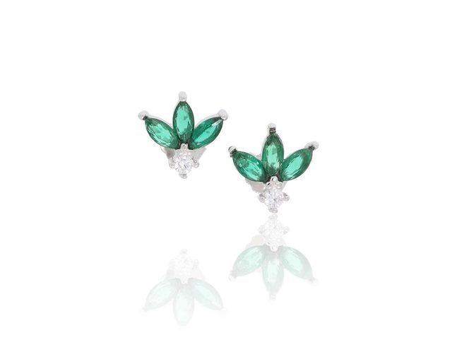 Silver Lotus Earring – Model E3675