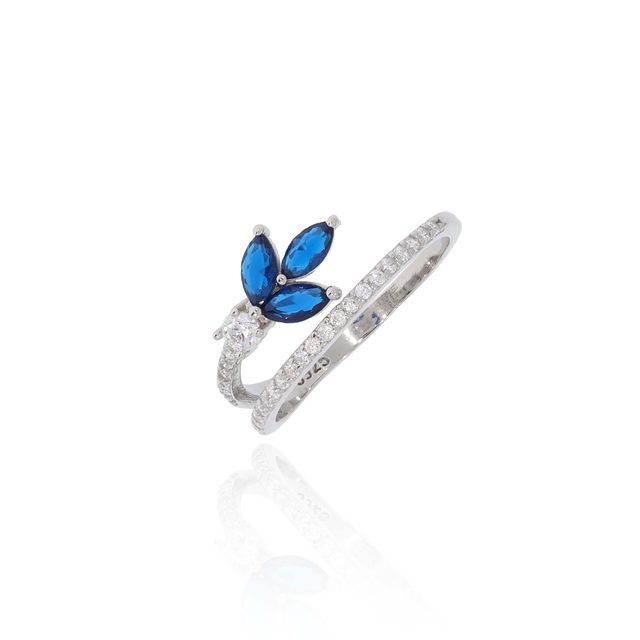925 Sterling Silver Lotus Ring – Model e3652