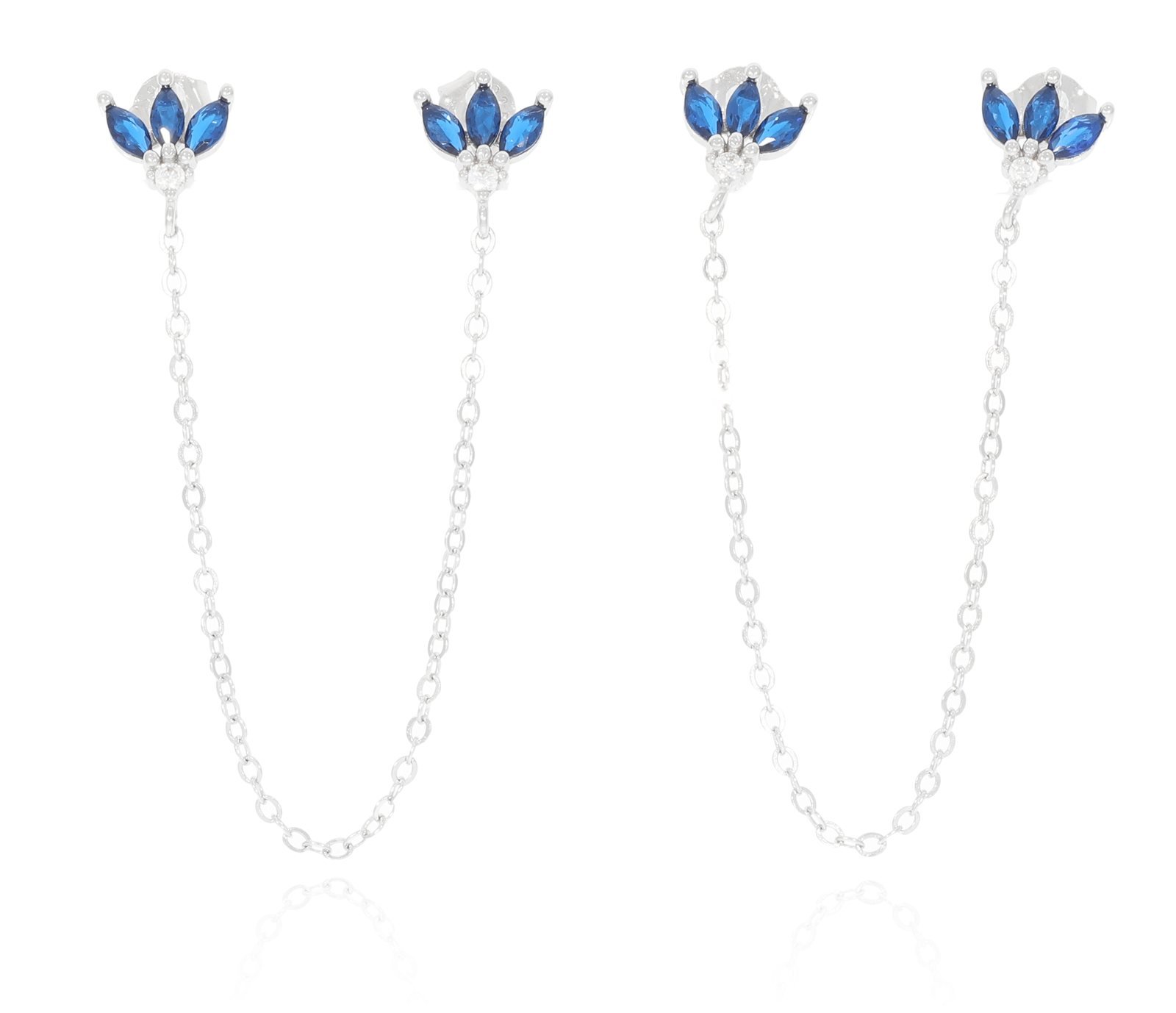 925 Sterling Silver Lotus Earrings 3 925 Sterling Silver Lotus Earrings