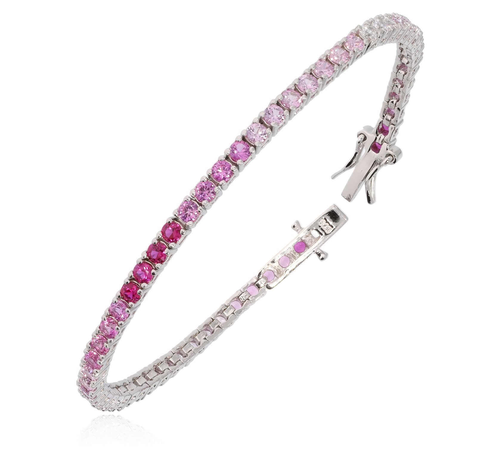 925 Sterling Silver Tennis Bracelet (17 cm, 2.5 mm) 2 925 Sterling Silver Tennis Bracelet (17 cm, 2.5 mm)
