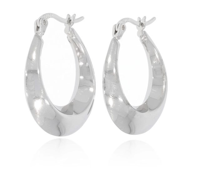 925 Sterling Silver Earrings (24 mm) - Model E3753