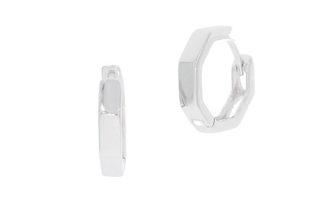 זוג עגילי כסף 925 (16mm) ירוק – דגם E3758