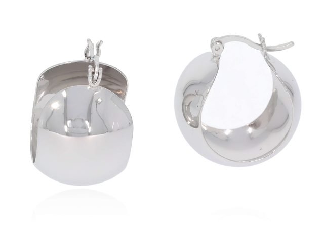 זוג עגילי כסף 925 (22mm)