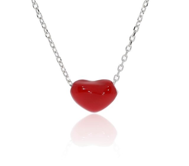 Колье «Сердце» из серебра 925