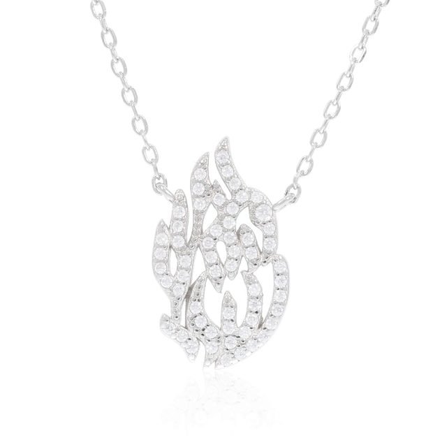 Серебряное колье «Мой огонь»