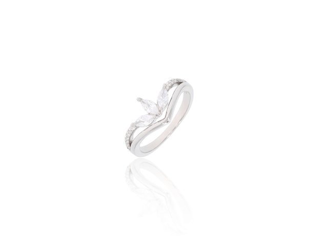 925 Sterling Silver Lotus Ring – Model R3649