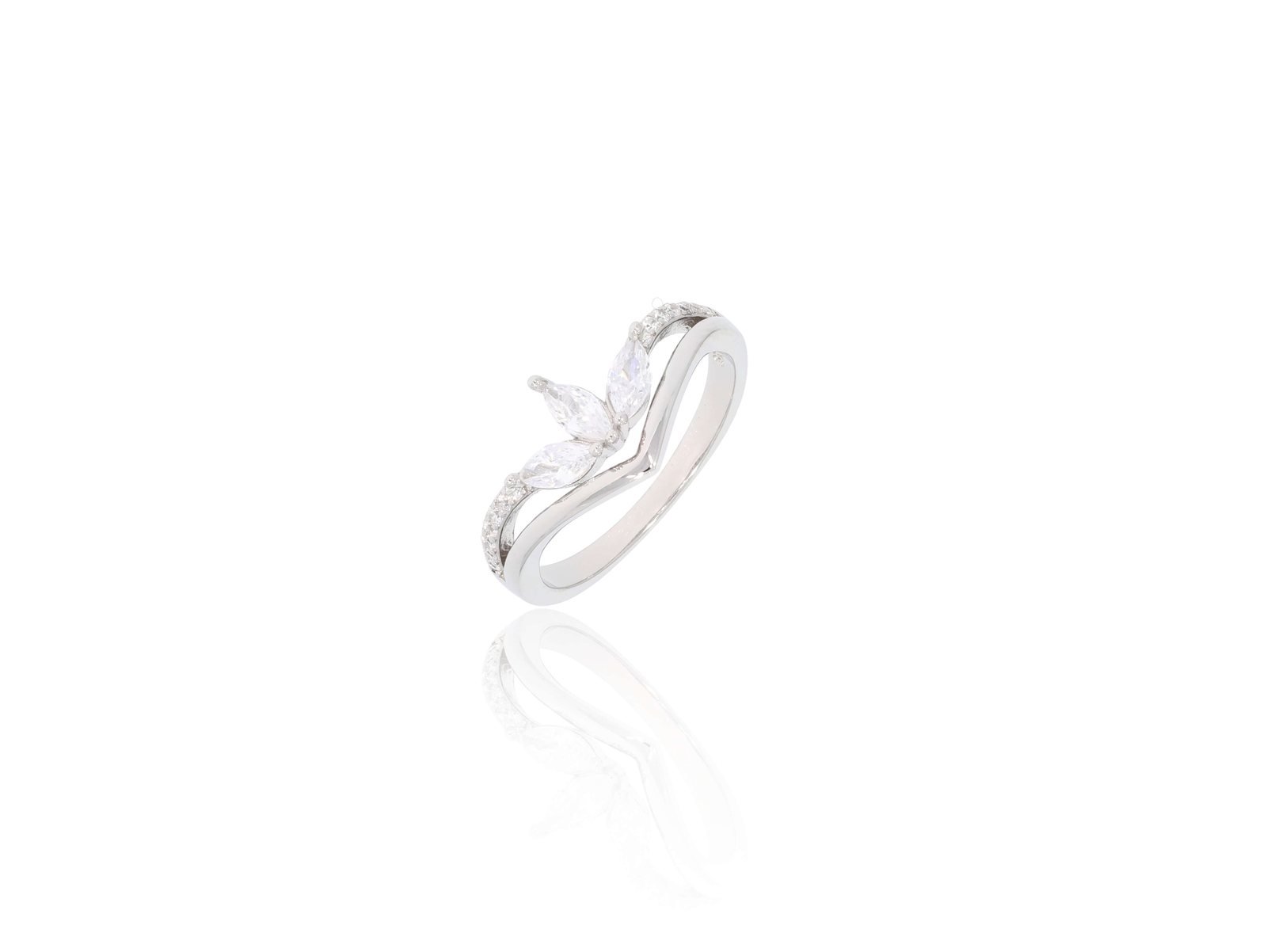 925 Sterling Silver Lotus Ring - Model R3649 1 925 Sterling Silver Lotus Ring - Model R3649