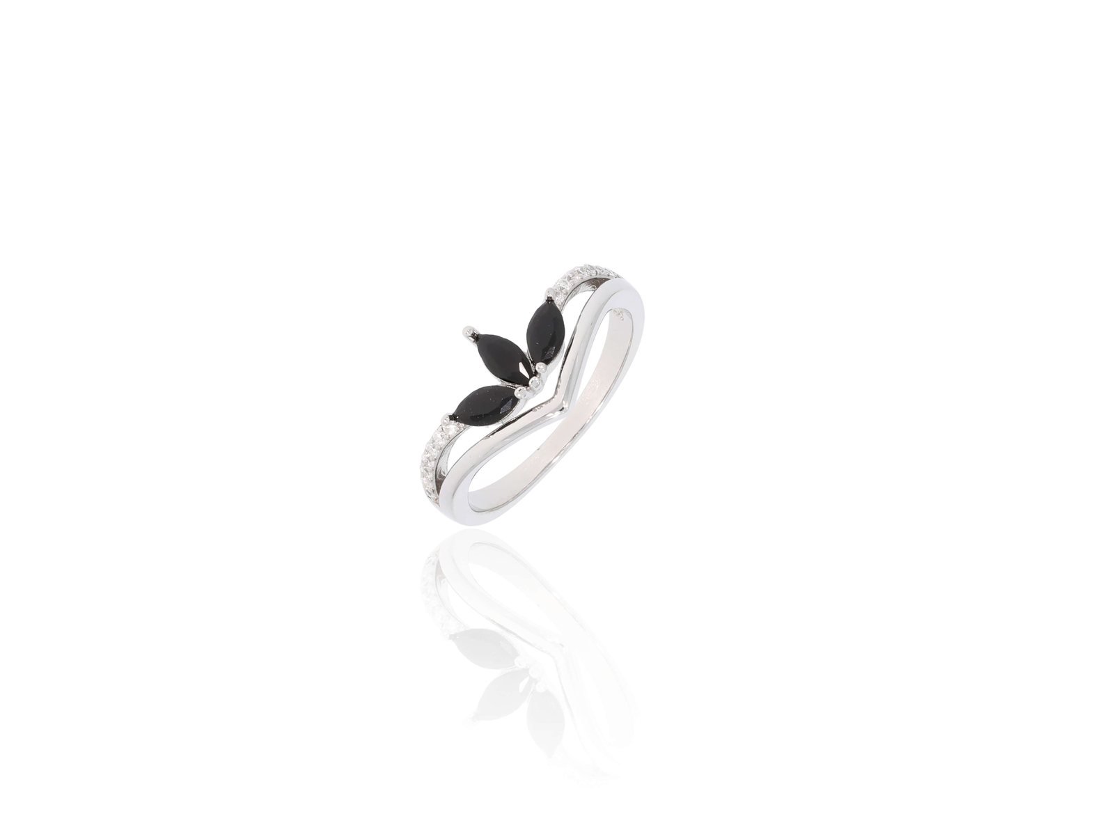 925 Sterling Silver Lotus Ring - Model R3649 2 925 Sterling Silver Lotus Ring - Model R3649